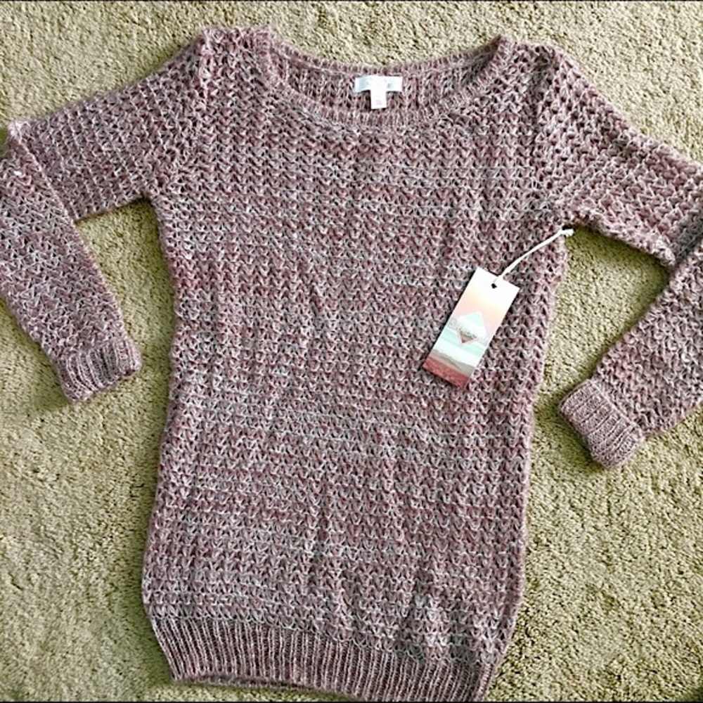 Sun & Shadow Rose Sweater